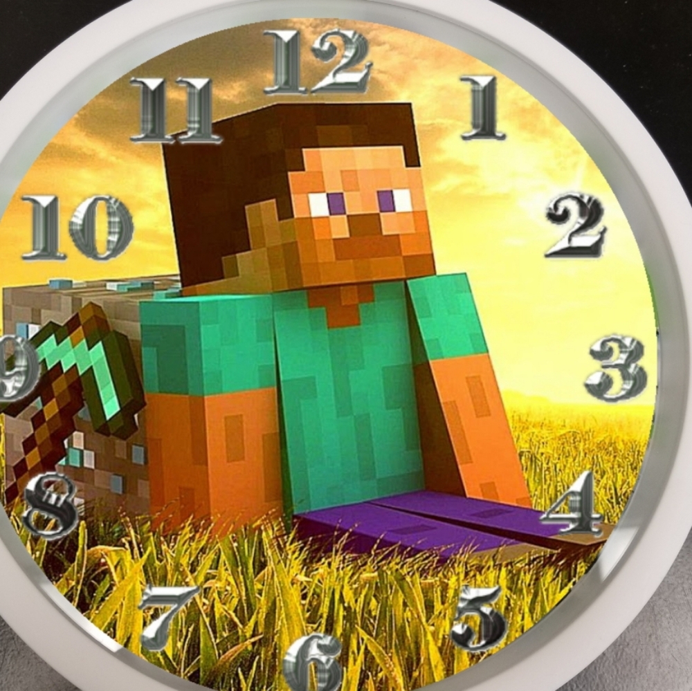 Minecraft jessy led clock - Picture 2 of 3